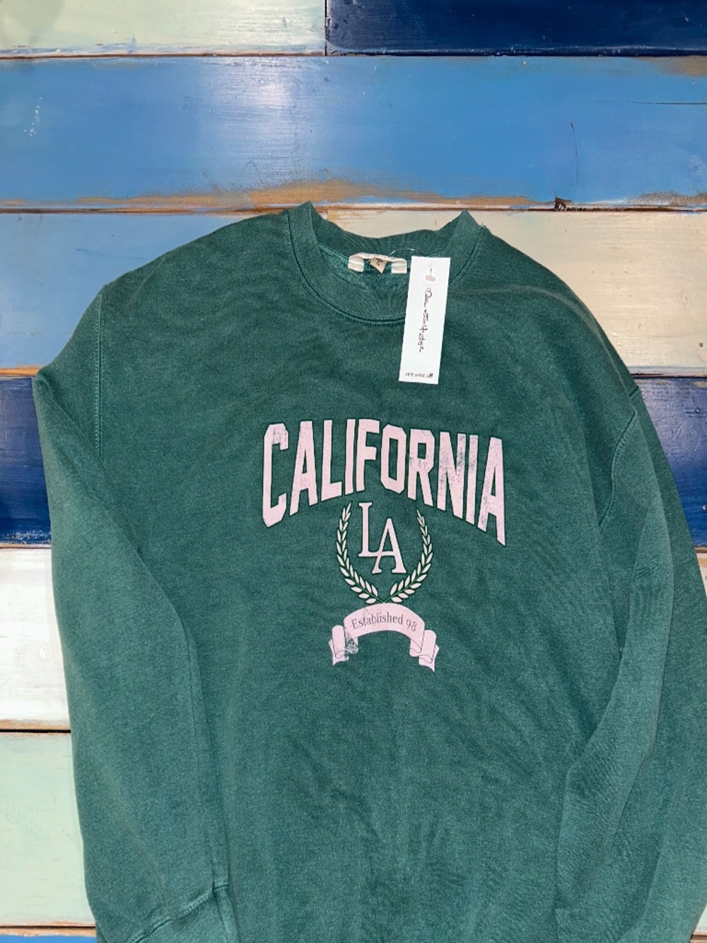 ASOS Miss Selfridge California Crew Neck Sweatshirt